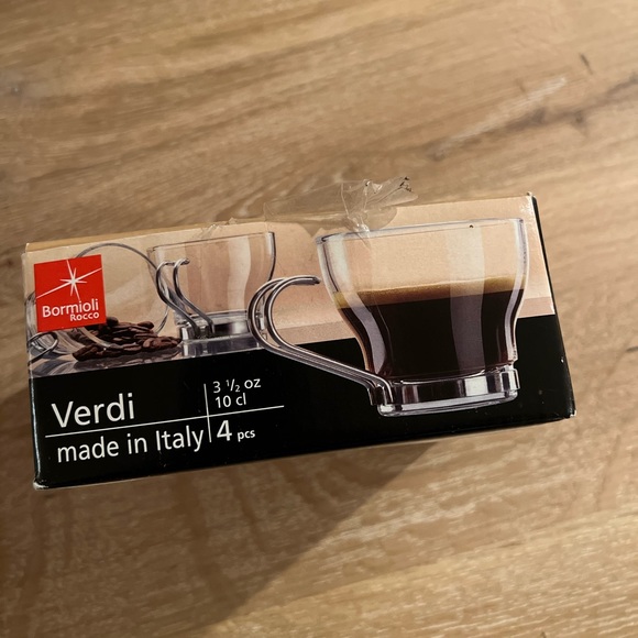 Bormioli Rocco | Dining | Set Of 4 Vintage Bormioli Rocco Espresso Cups ...